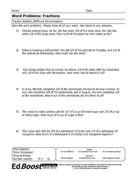Free pdf worksheets from K5 Learning's online reading and. . Adding and subtracting fractions with like denominators word problems pdf